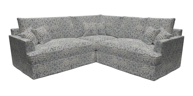 Slingsby Small Fitted Cover Corner Unit LHF & RHF in Two Tone Plain Biscuit.  Loose cover version available