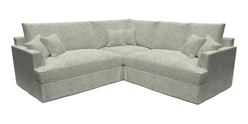 Slingsby Small Fitted Cover Corner Unit LHF & RHF in Two Tone Plain Biscuit.  Loose cover version available