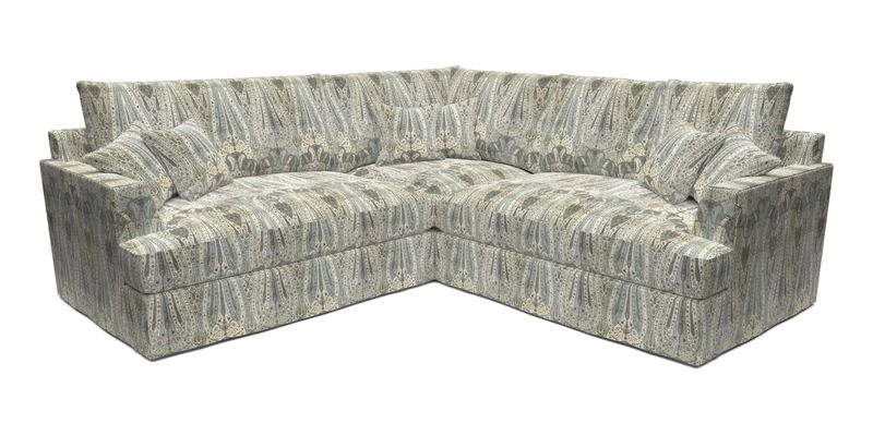 Slingsby Small Fitted Cover Corner Unit LHF & RHF in Two Tone Plain Biscuit.  Loose cover version available