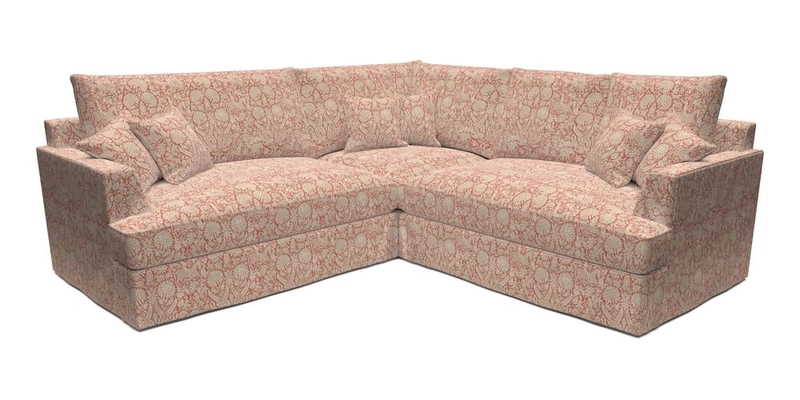 Slingsby Small Fitted Cover Corner Unit LHF & RHF in Two Tone Plain Biscuit.  Loose cover version available