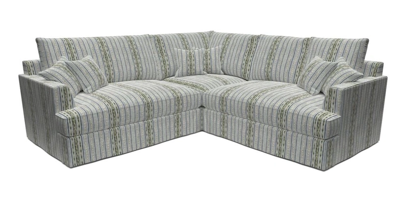 Slingsby Small Fitted Cover Corner Unit LHF & RHF in Two Tone Plain Biscuit.  Loose cover version available