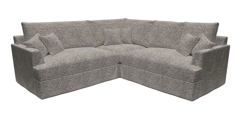 Slingsby Small Fitted Cover Corner Unit LHF & RHF in Two Tone Plain Biscuit.  Loose cover version available