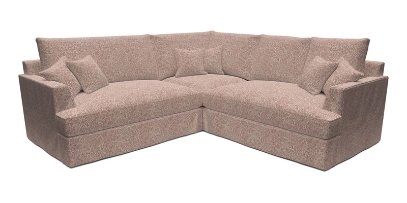 Slingsby Small Fitted Cover Corner Unit LHF & RHF in Two Tone Plain Biscuit.  Loose cover version available