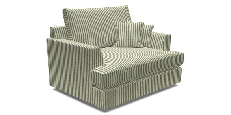 Slingsby Snuggler Fitted Cover Sofa in Two Tone Plain Biscuit.  Loose cover version available