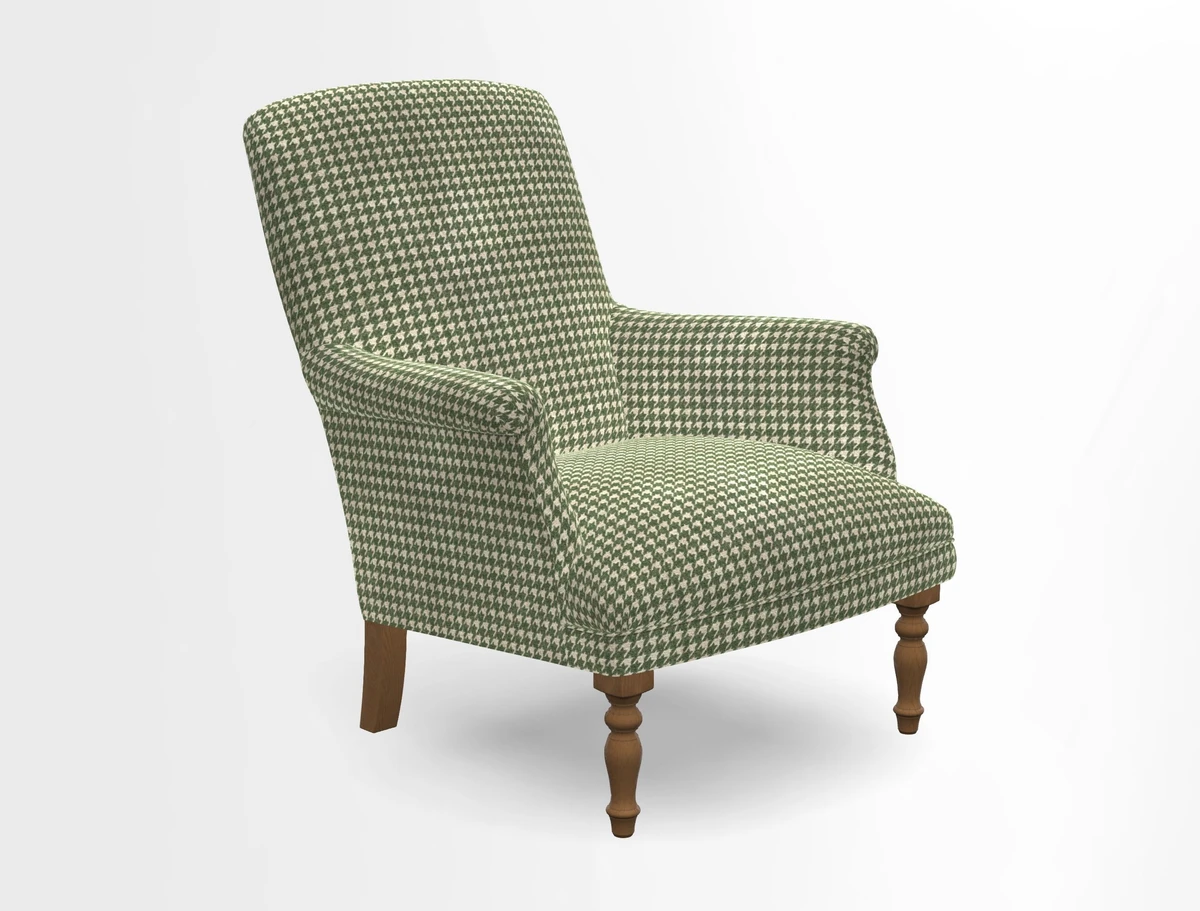 Snape chair in Frond Stripe Small Berry
