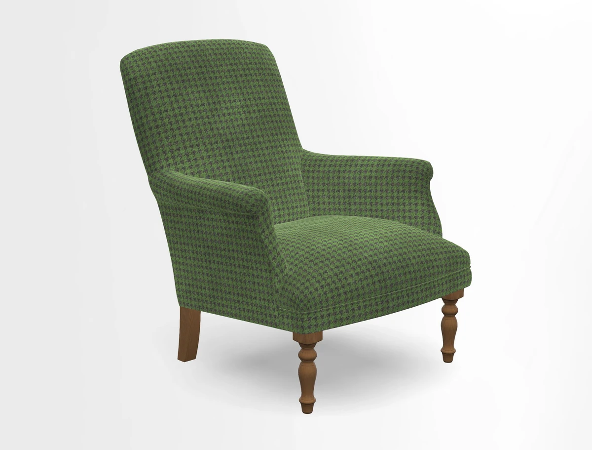 Snape chair in Frond Stripe Small Berry