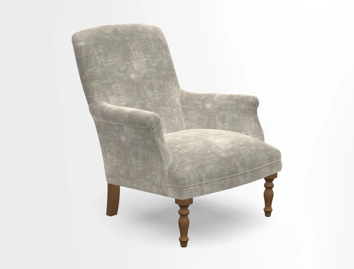 Snape chair in Frond Stripe Small Berry