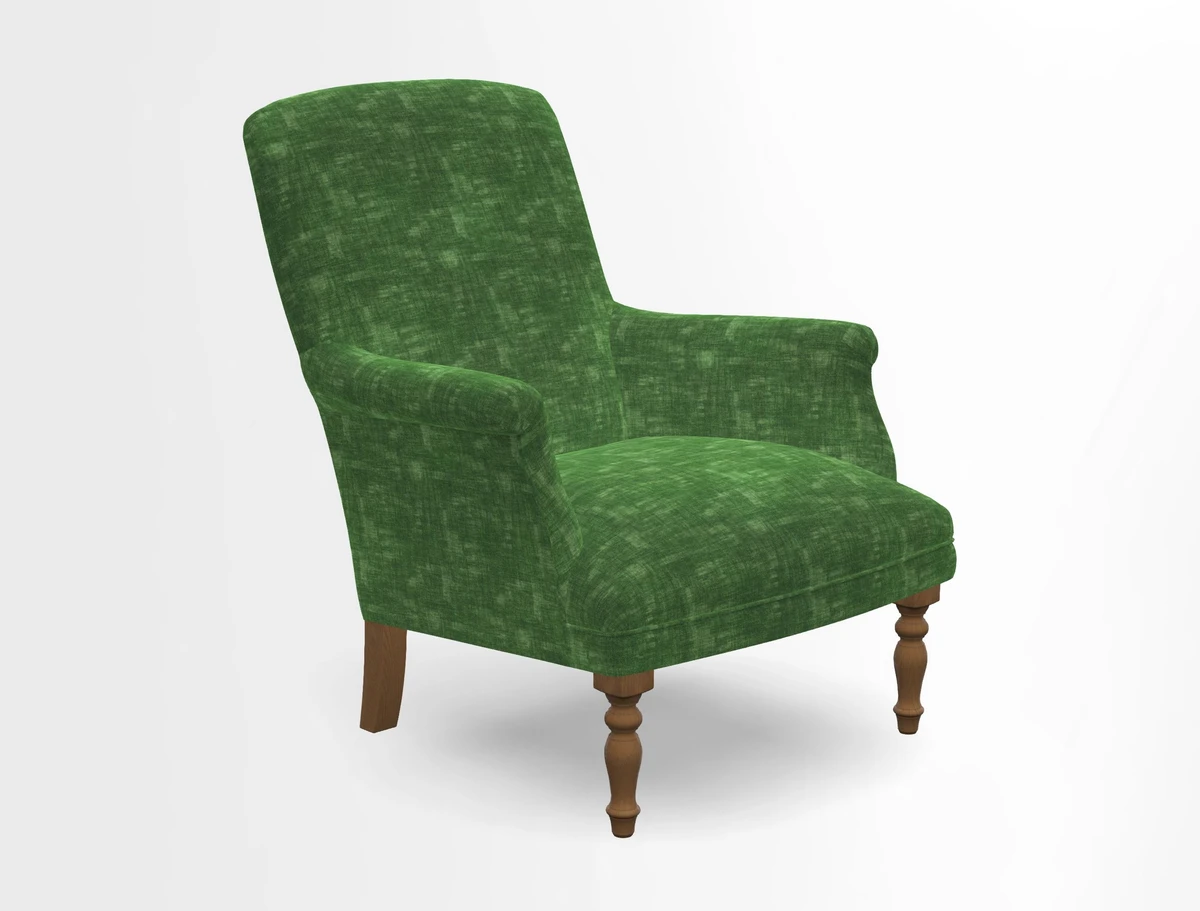 Snape chair in Frond Stripe Small Berry