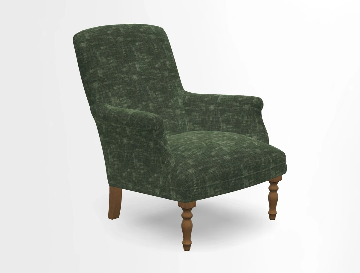 Snape chair in Frond Stripe Small Berry