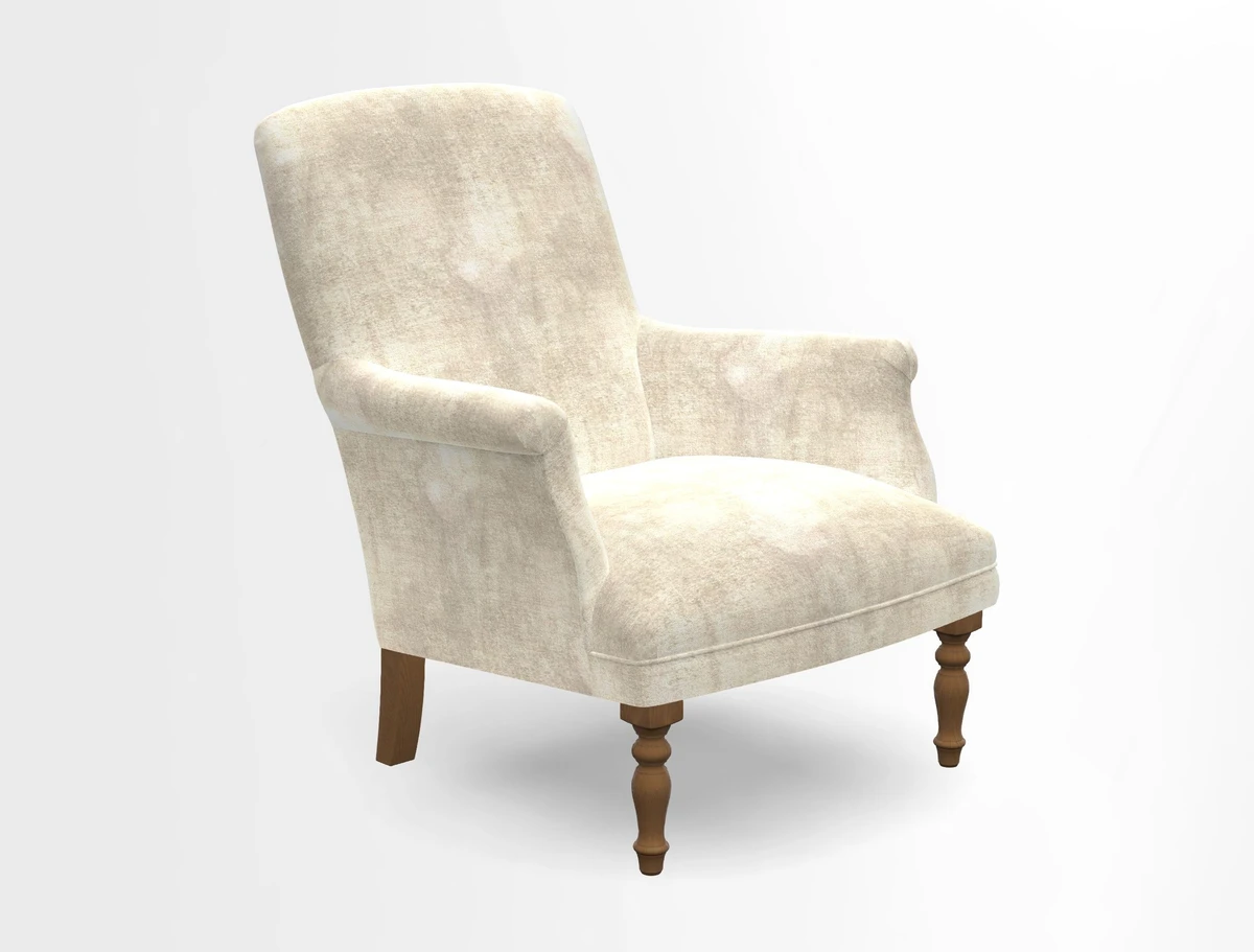 Snape chair in Frond Stripe Small Berry