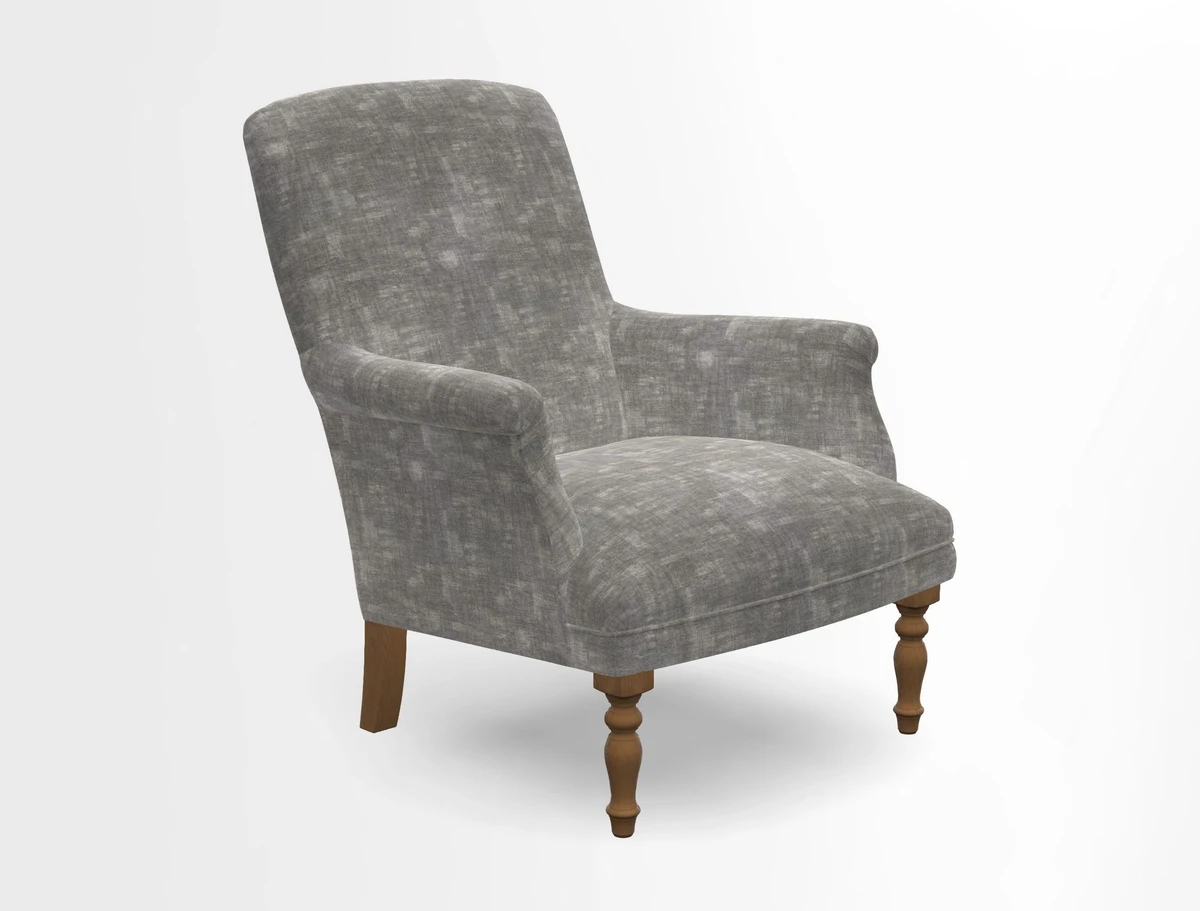 Snape chair in Frond Stripe Small Berry