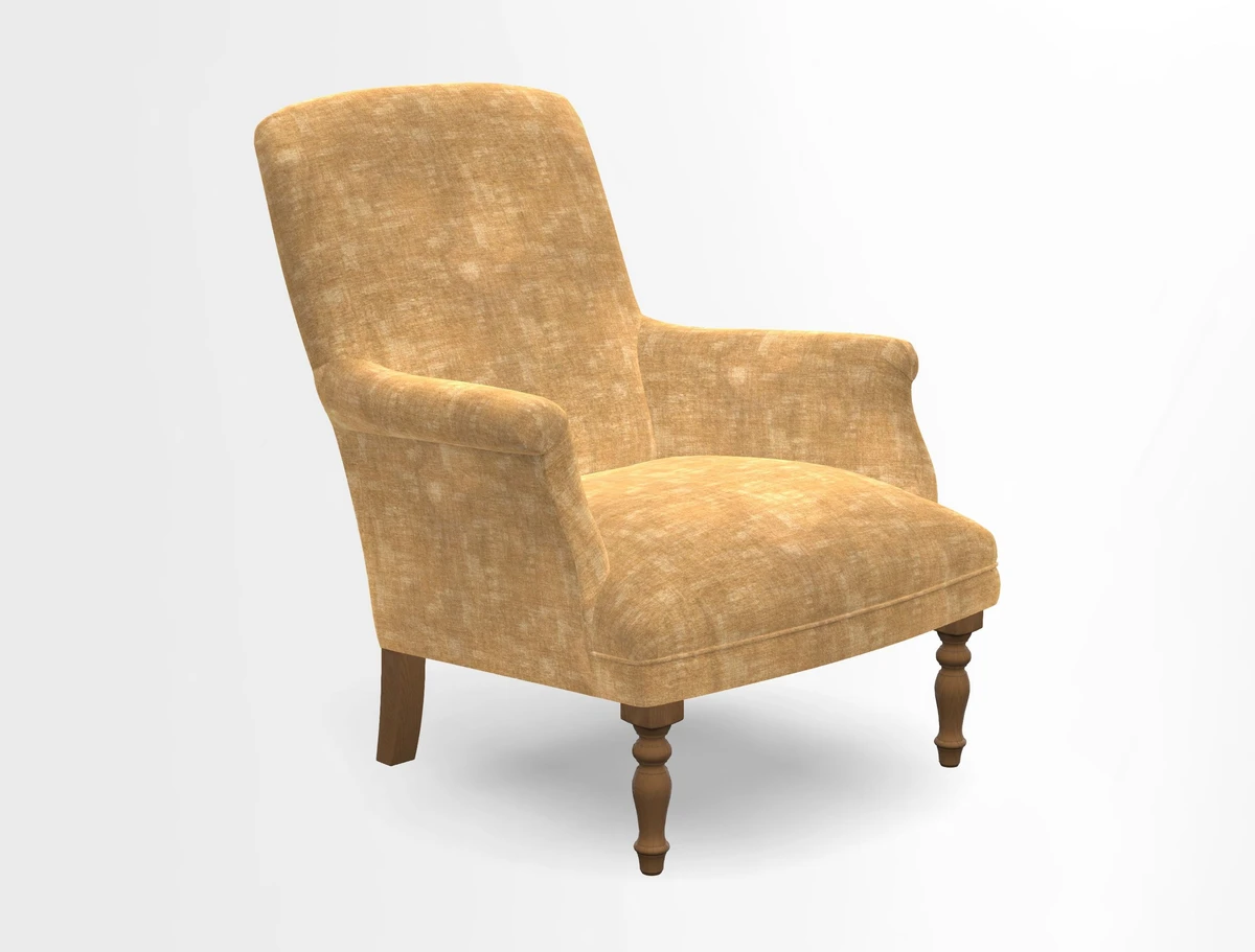 Snape chair in Frond Stripe Small Berry
