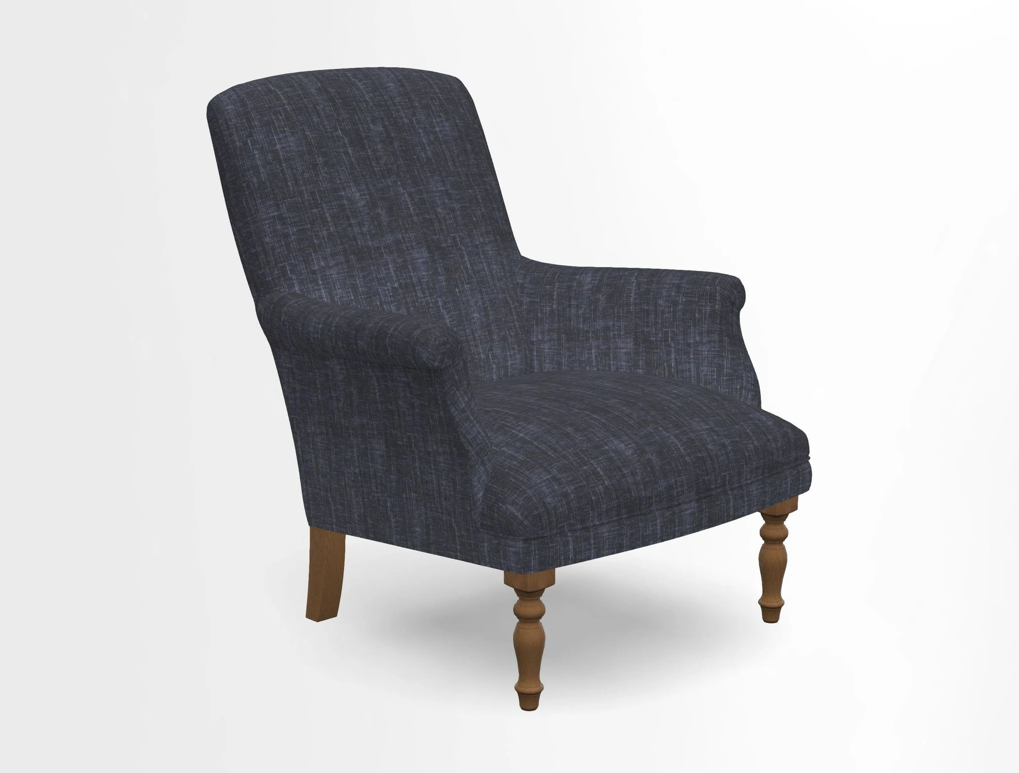Snape chair in Frond Stripe Small Berry