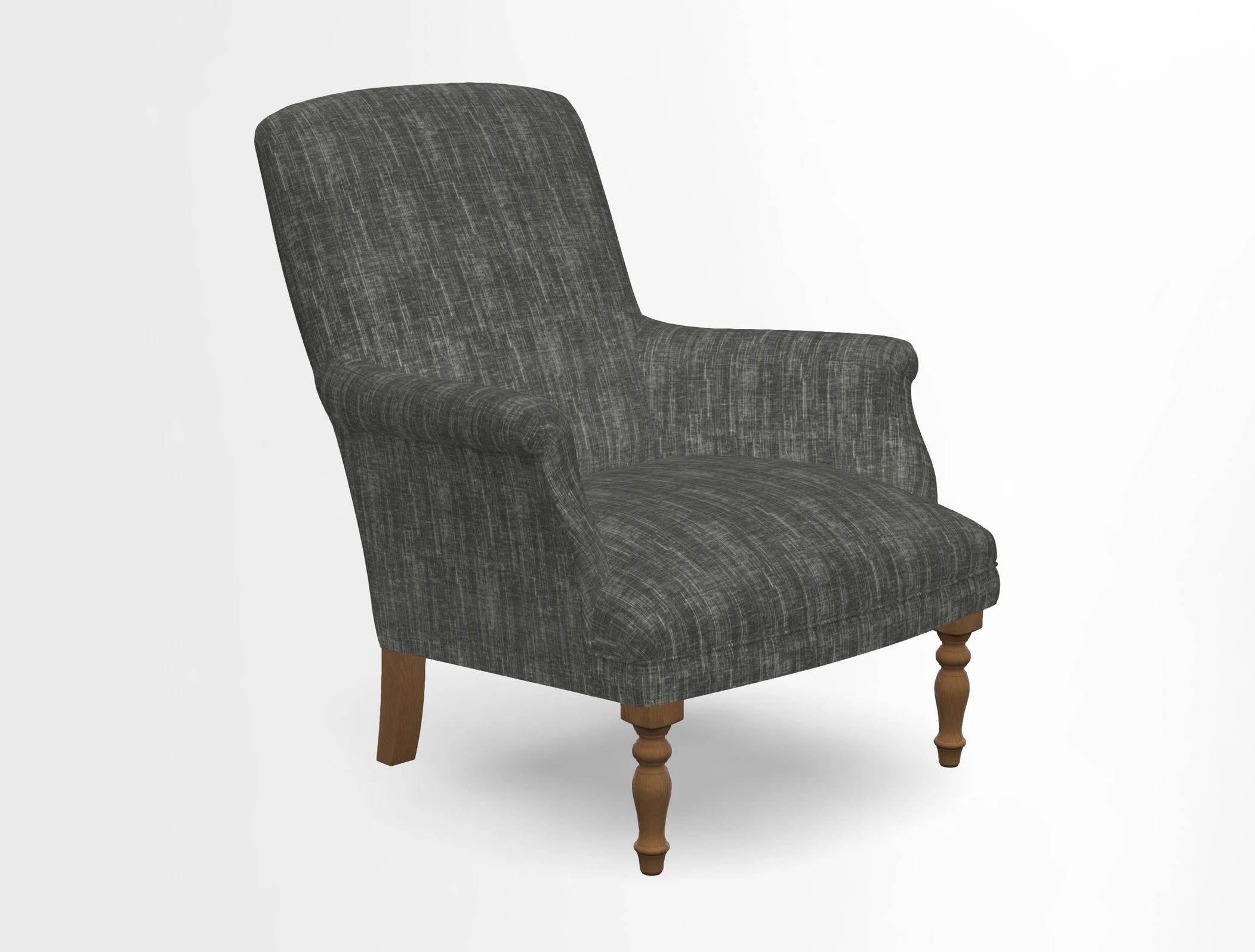 Snape chair in Frond Stripe Small Berry