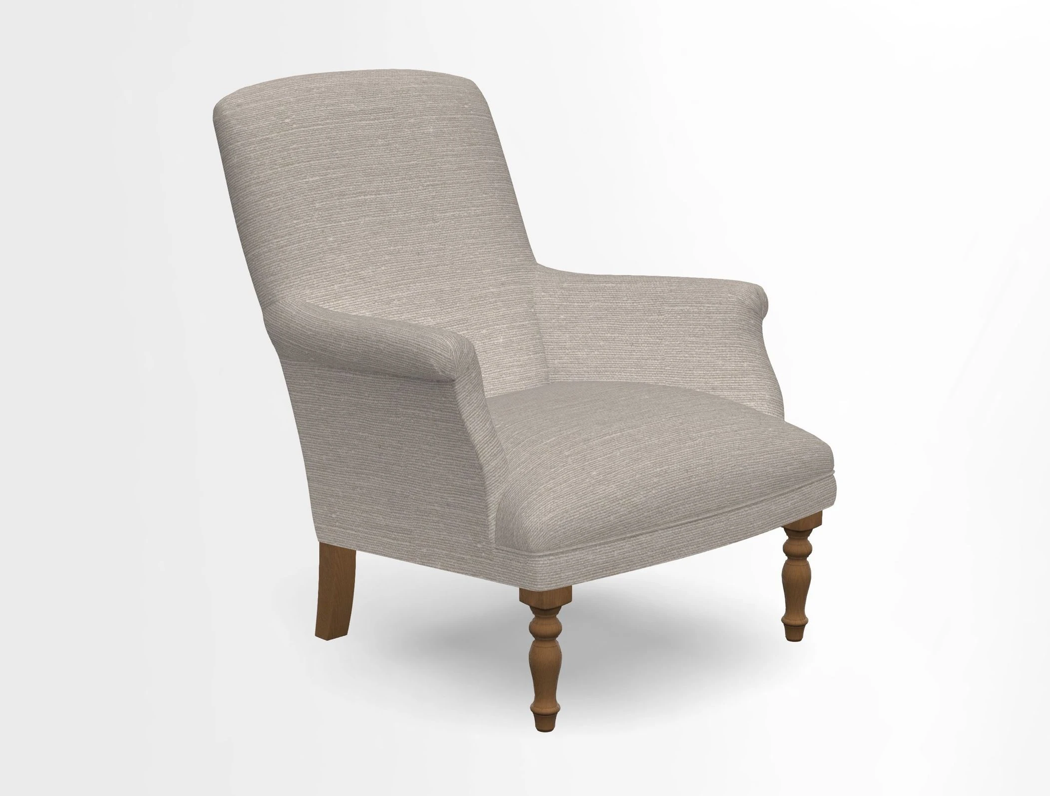 Snape chair in Frond Stripe Small Berry