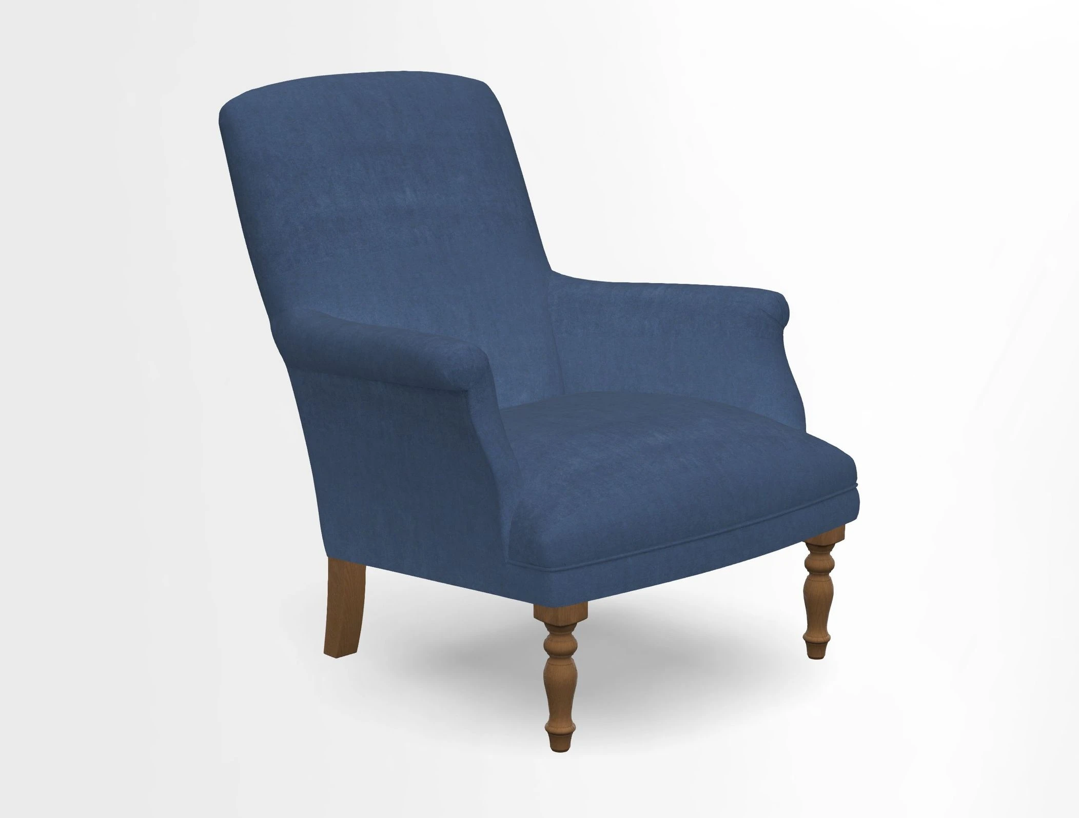 Snape chair in Frond Stripe Small Berry