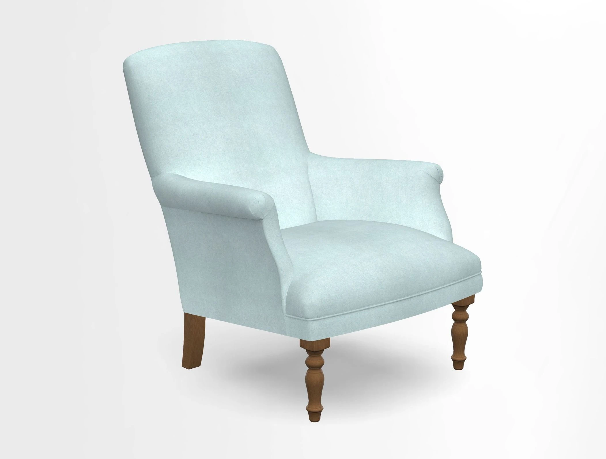 Snape chair in Frond Stripe Small Berry