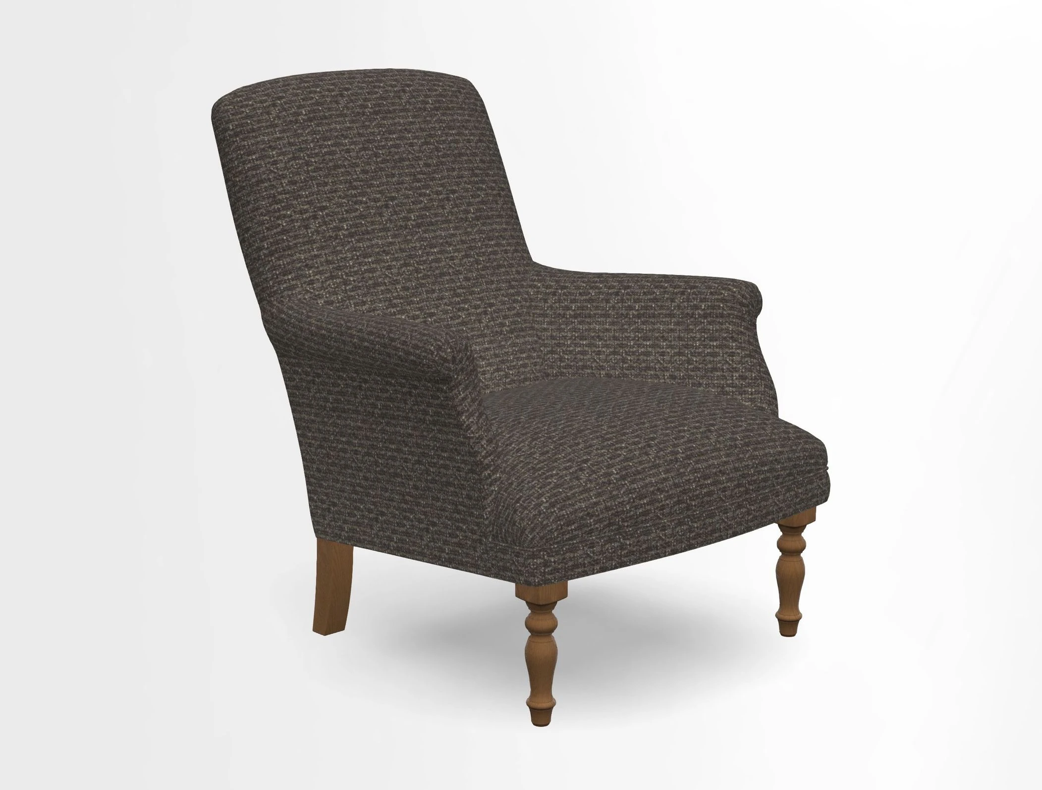 Snape chair in Frond Stripe Small Berry