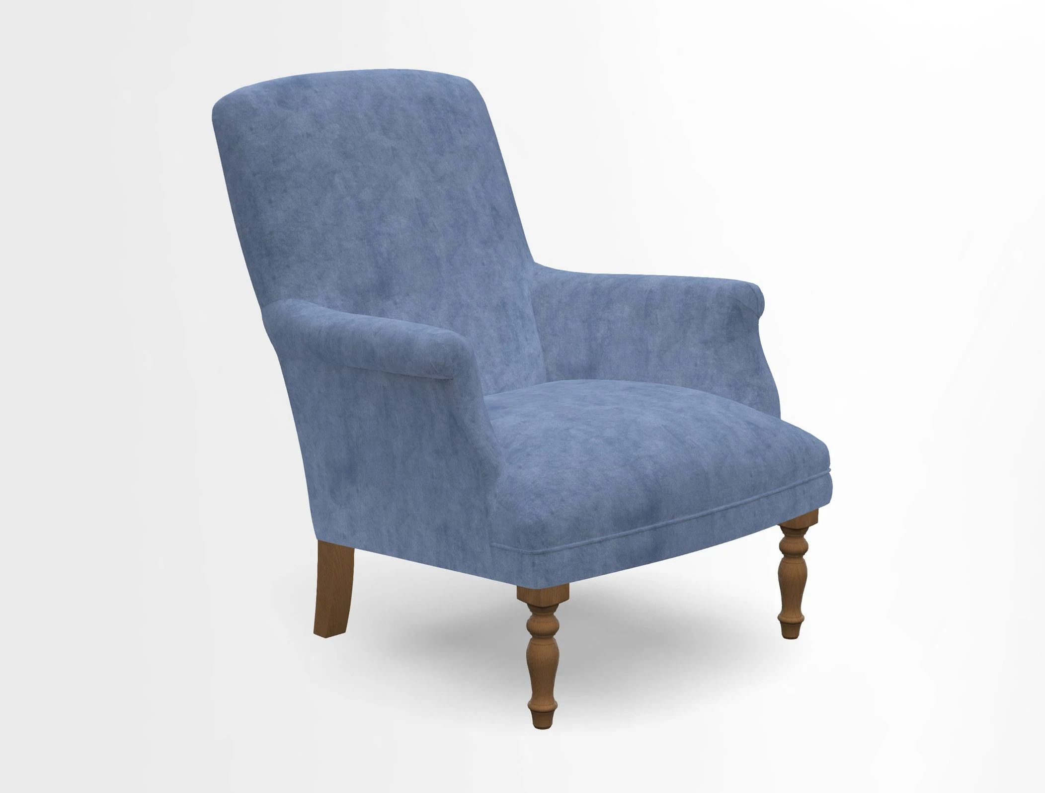 Snape chair in Frond Stripe Small Berry