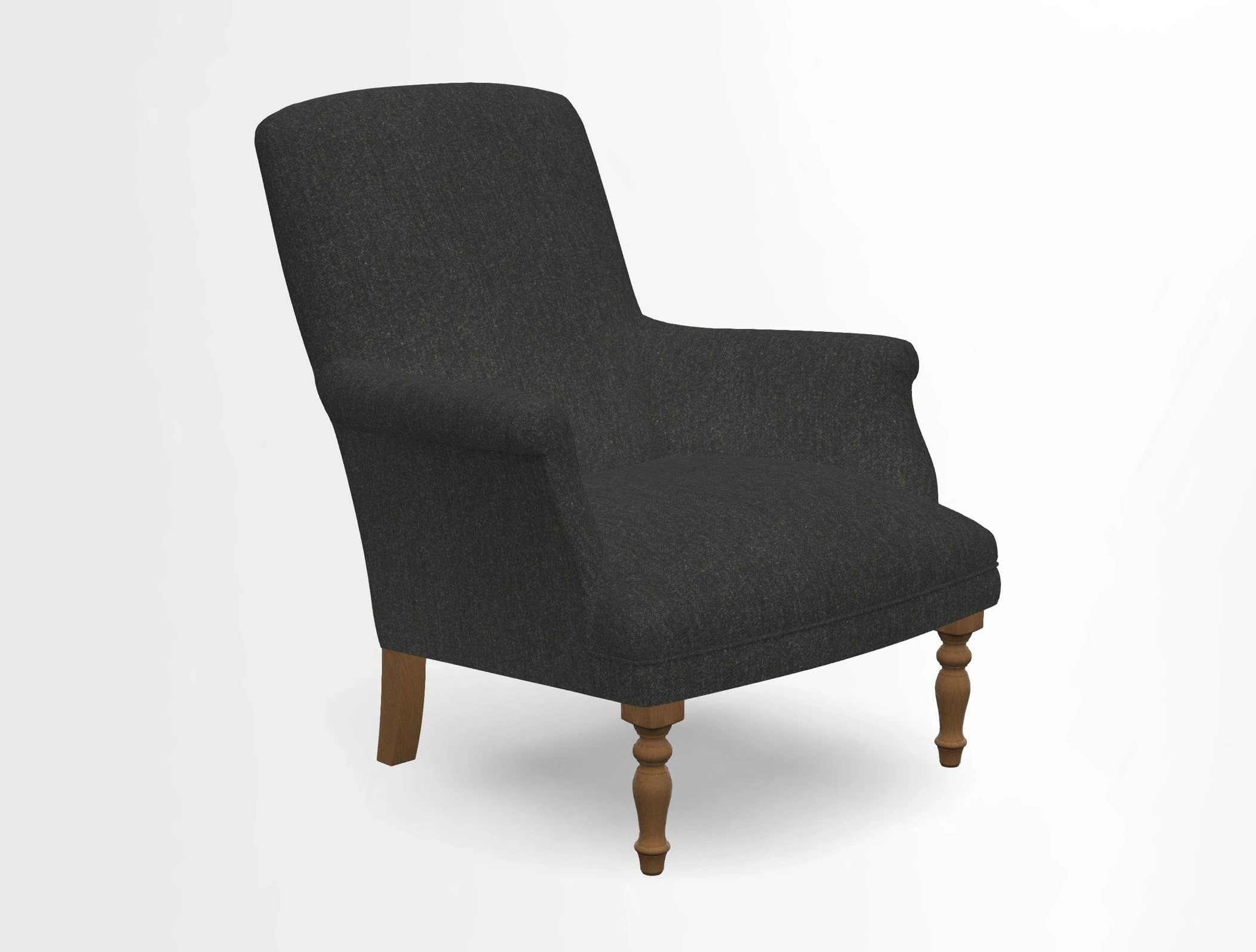Snape chair in Frond Stripe Small Berry