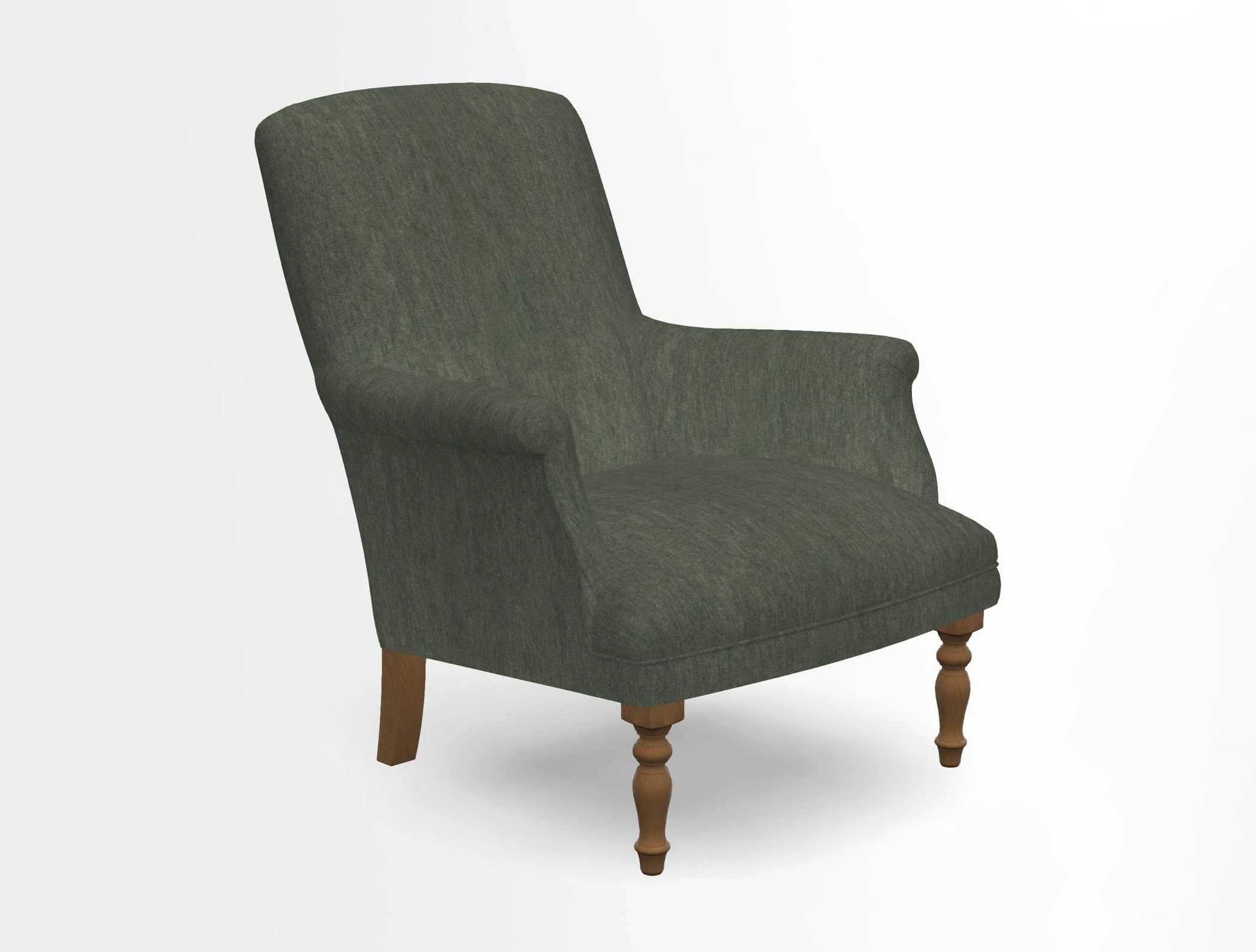 Snape chair in Frond Stripe Small Berry