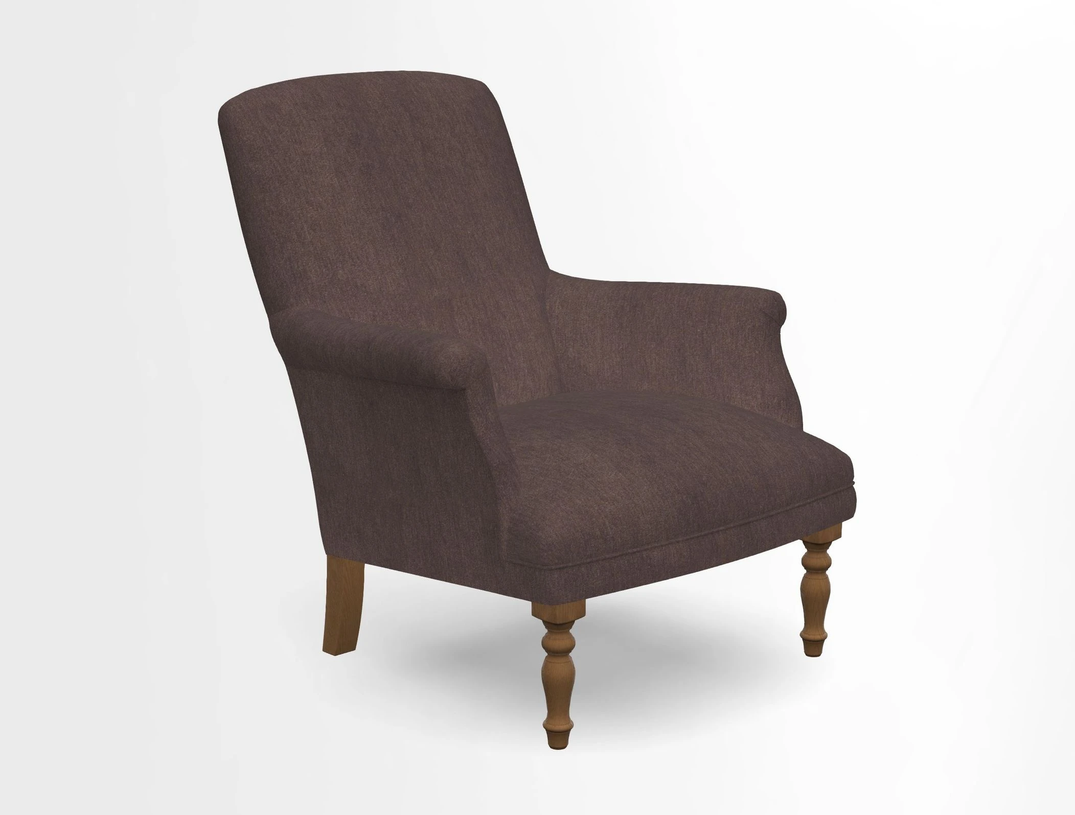 Snape chair in Frond Stripe Small Berry