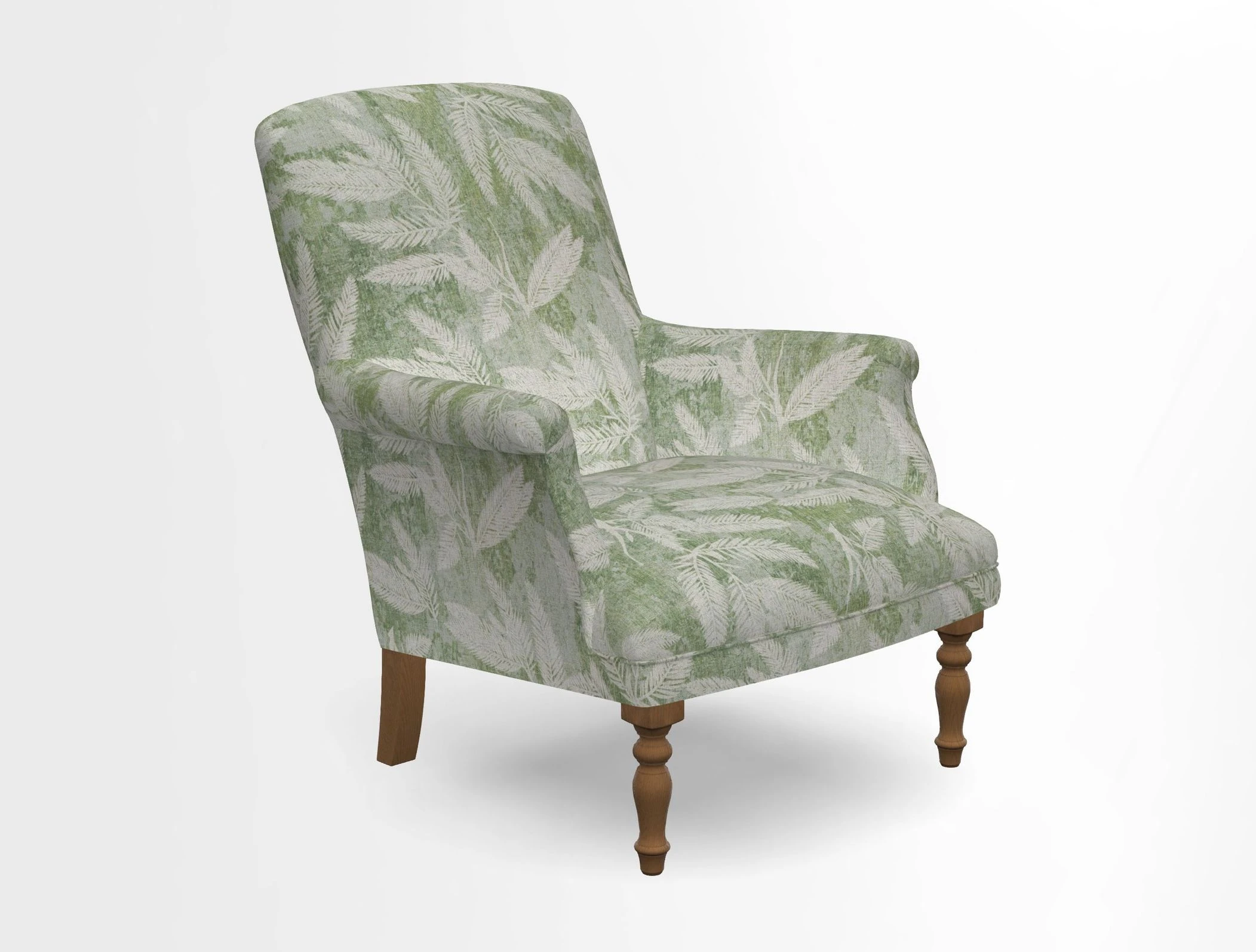Snape chair in Frond Stripe Small Berry