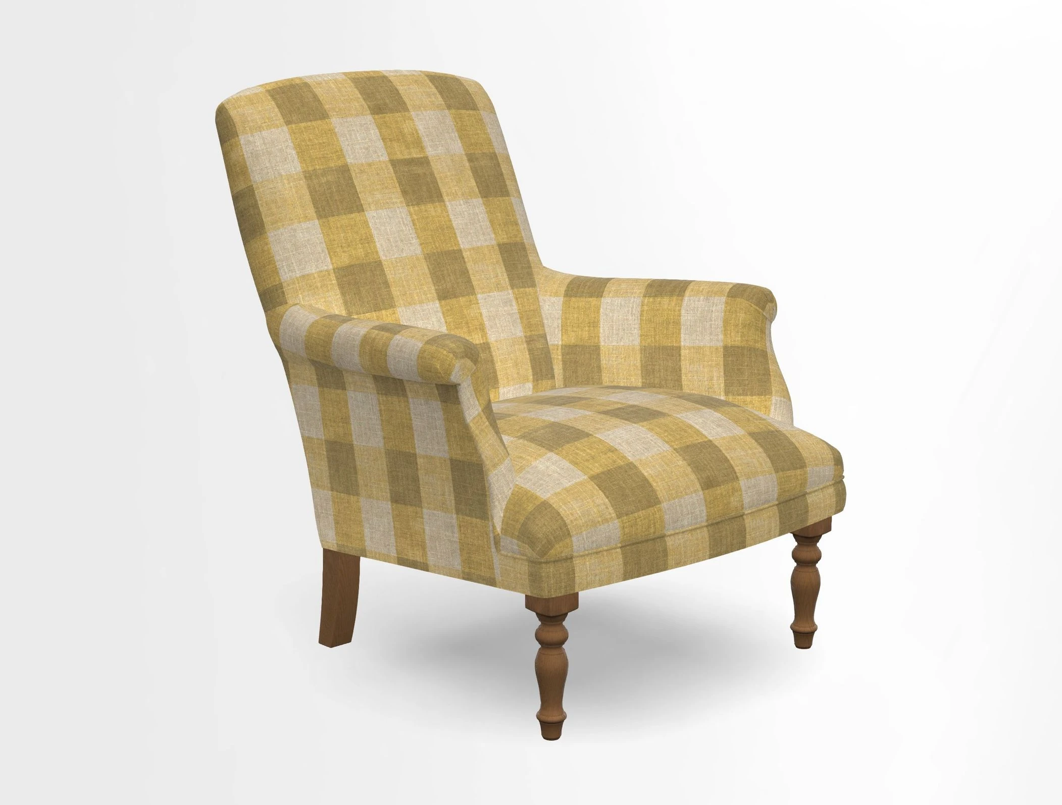 Snape chair in Frond Stripe Small Berry