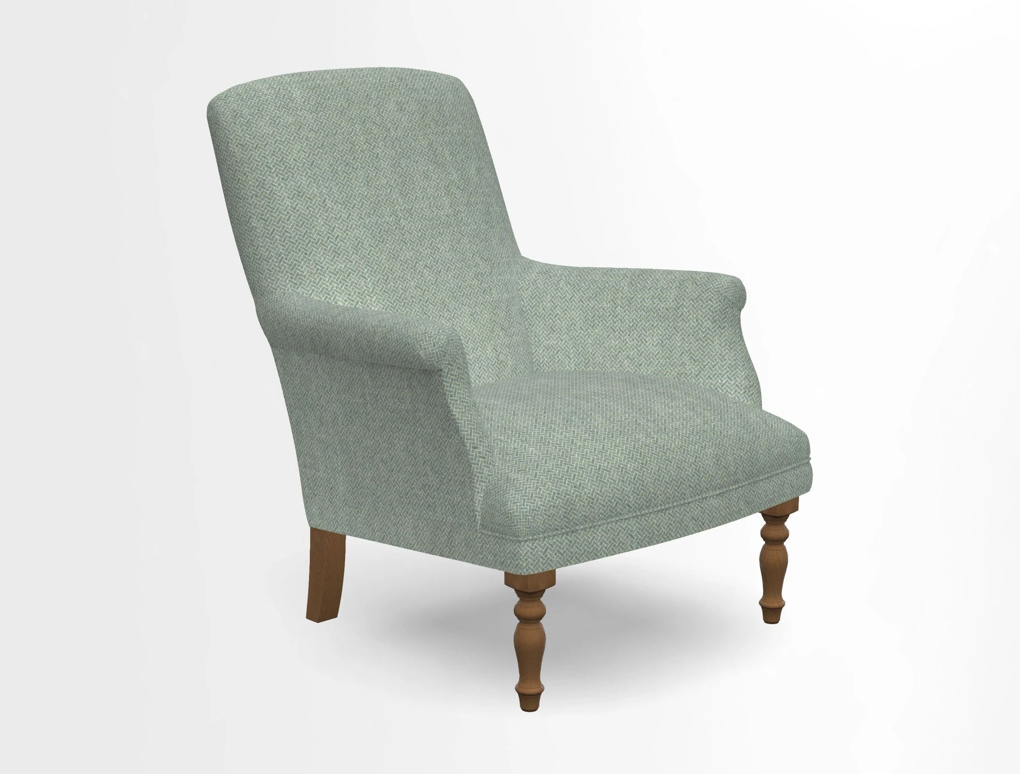 Snape chair in Frond Stripe Small Berry