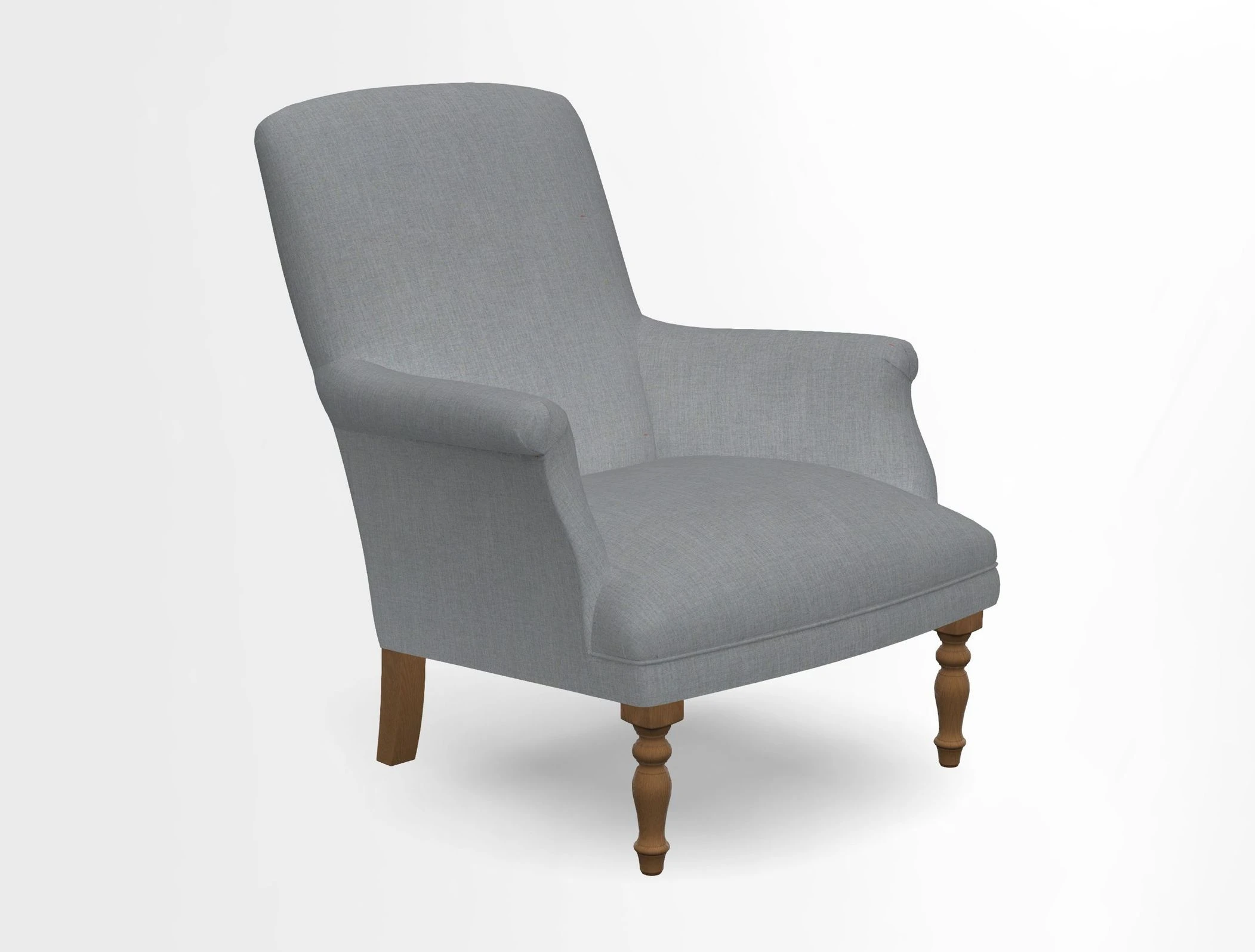 Snape chair in Frond Stripe Small Berry