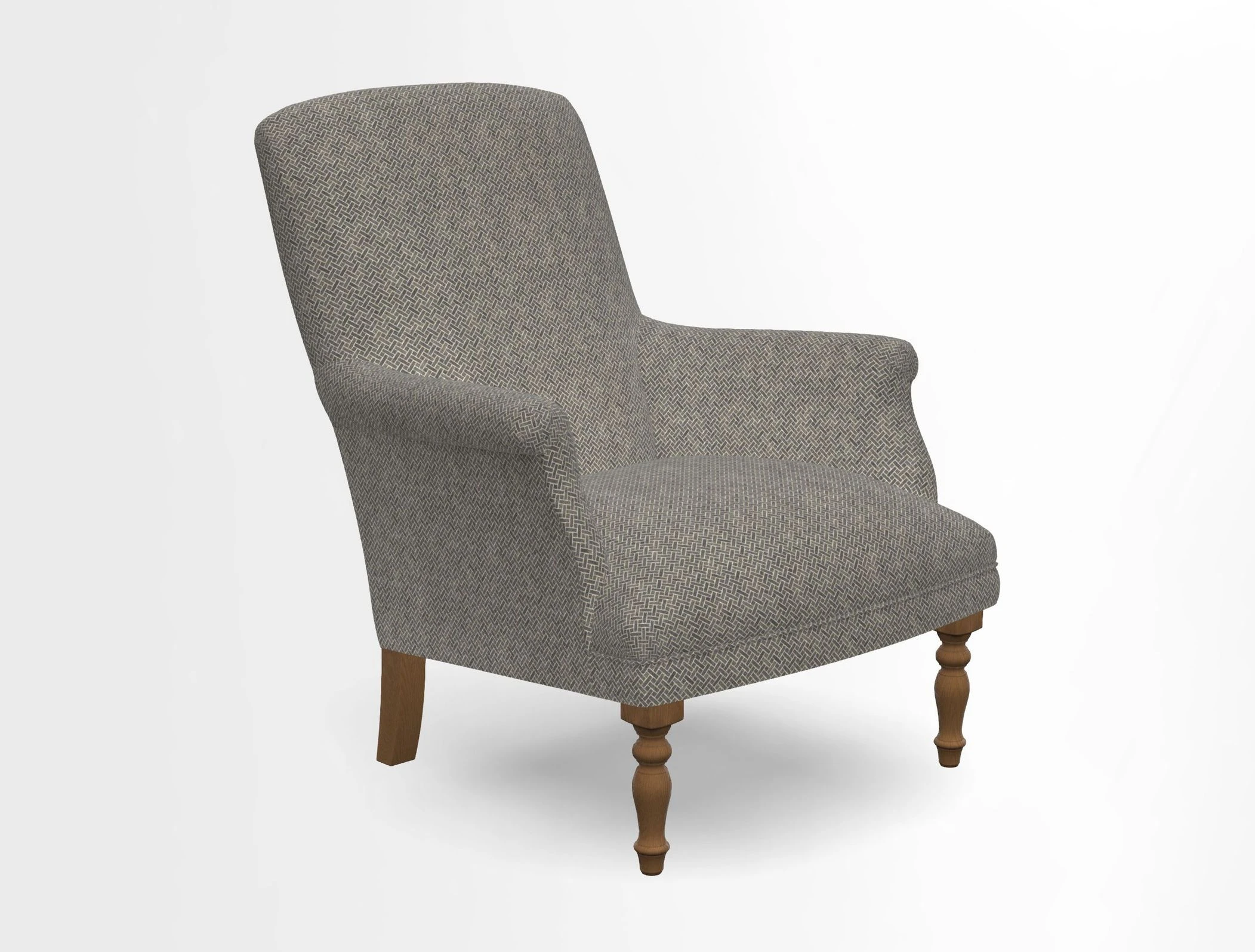 Snape chair in Frond Stripe Small Berry