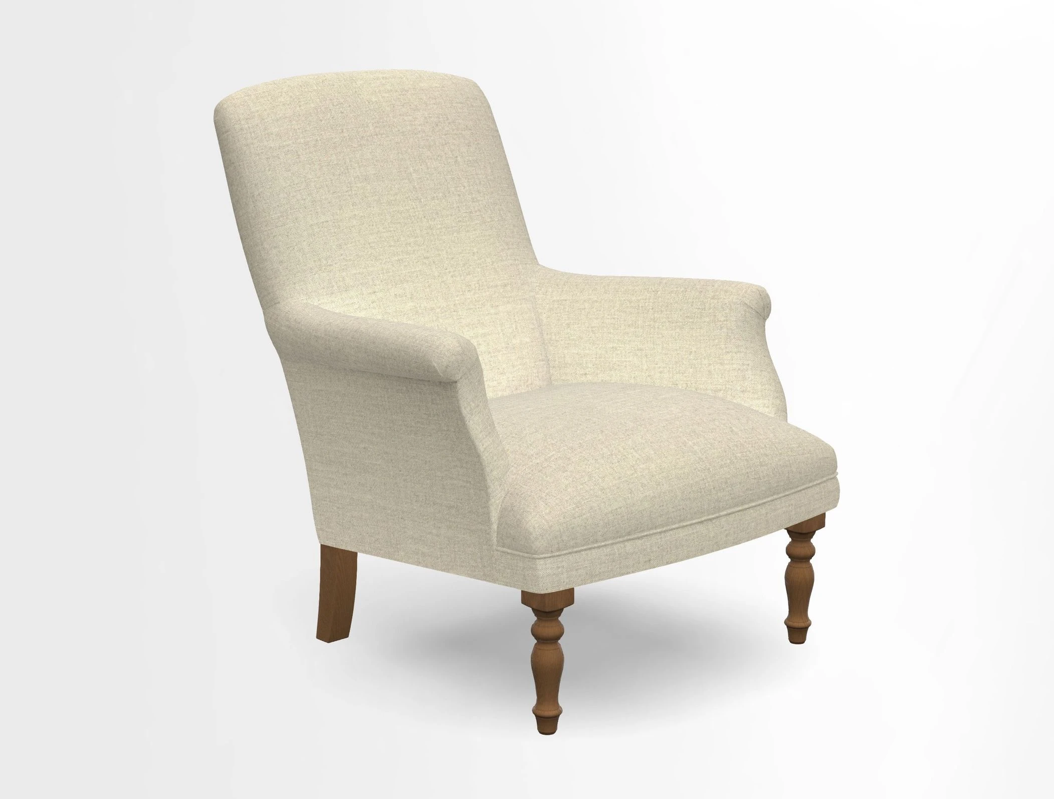 Snape chair in Frond Stripe Small Berry