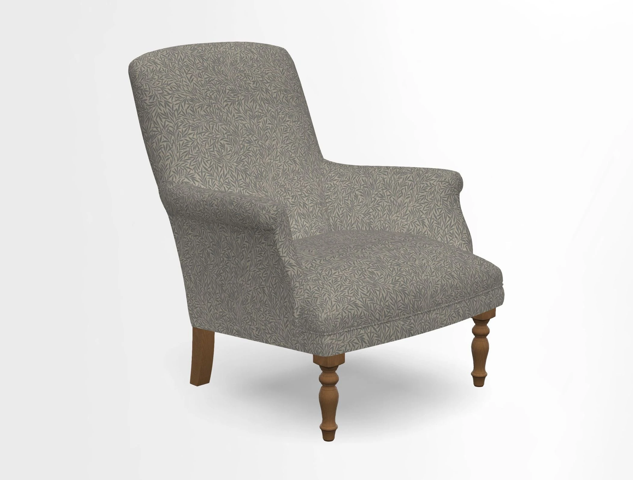 Snape chair in Frond Stripe Small Berry