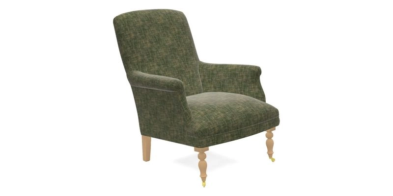 Snape Chair in V&A Threads of India Opulent Velvets Andhra Weave Flame