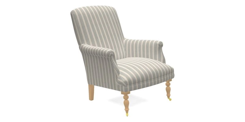 Snape Chair in V&A Threads of India Opulent Velvets Andhra Weave Flame