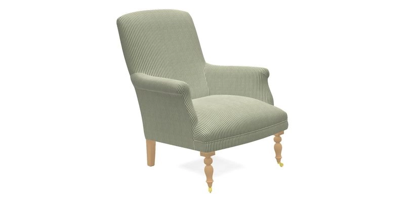 Snape Chair in V&A Threads of India Opulent Velvets Andhra Weave Flame