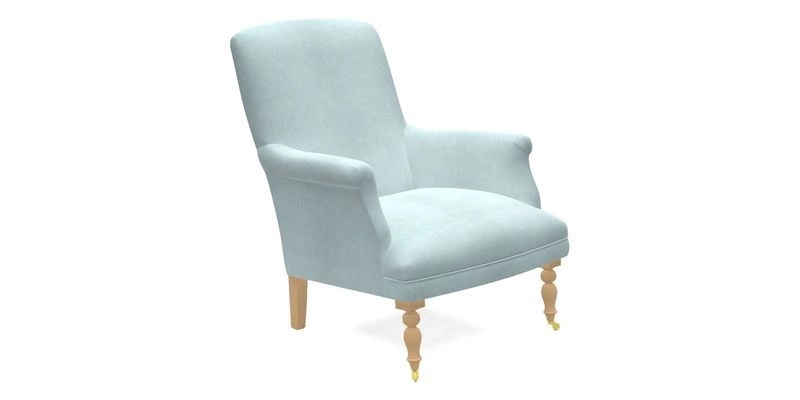 Snape Chair in V&A Threads of India Opulent Velvets Andhra Weave Flame