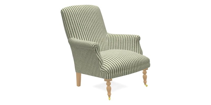 Snape Chair in V&A Threads of India Opulent Velvets Andhra Weave Flame