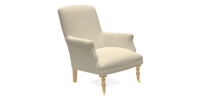 Snape Chair in V&A Threads of India Opulent Velvets Andhra Weave Flame