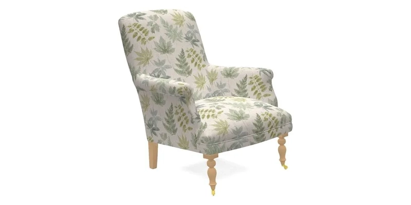 Snape Chair in V&A Threads of India Opulent Velvets Andhra Weave Flame