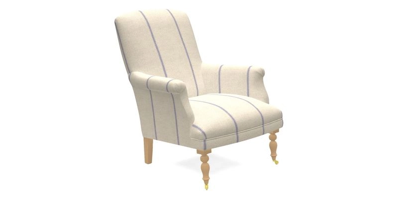 Snape Chair in V&A Threads of India Opulent Velvets Andhra Weave Flame