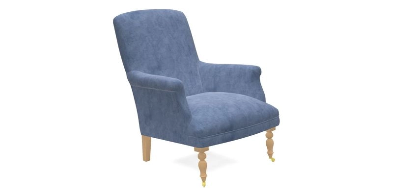 Snape Chair in V&A Threads of India Opulent Velvets Andhra Weave Flame