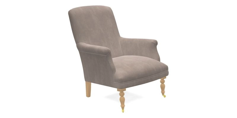 Snape Chair in V&A Threads of India Opulent Velvets Andhra Weave Flame