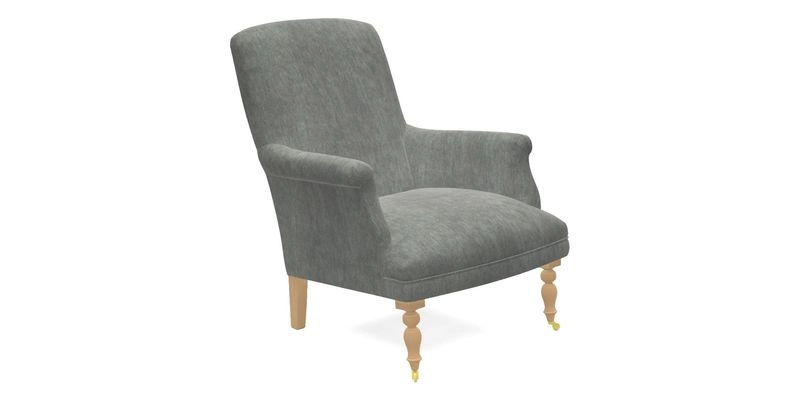 Snape Chair in V&A Threads of India Opulent Velvets Andhra Weave Flame