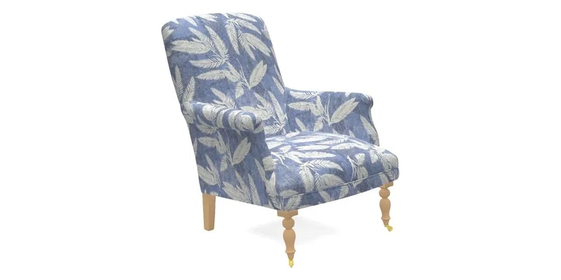 Snape Chair in V&A Threads of India Opulent Velvets Andhra Weave Flame