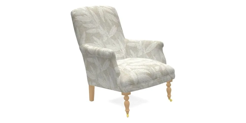 Snape Chair in V&A Threads of India Opulent Velvets Andhra Weave Flame