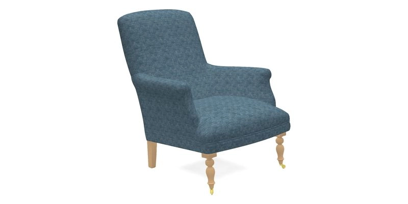 Snape Chair in V&A Threads of India Opulent Velvets Andhra Weave Flame