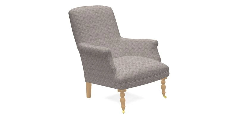 Snape Chair in V&A Threads of India Opulent Velvets Andhra Weave Flame