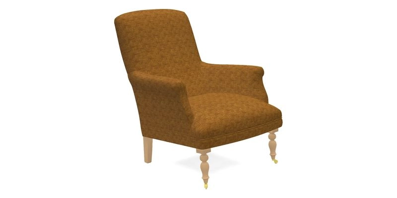 Snape Chair in V&A Threads of India Opulent Velvets Andhra Weave Flame