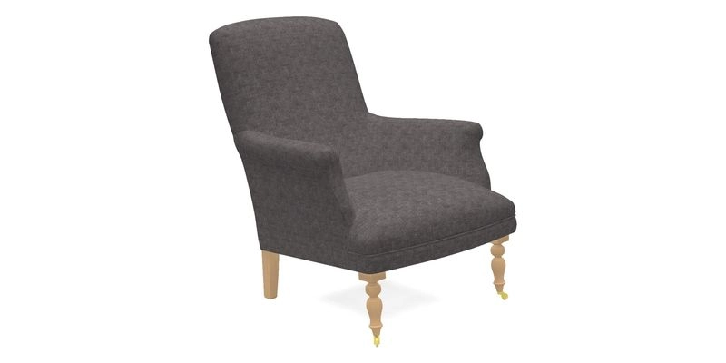 Snape Chair in V&A Threads of India Opulent Velvets Andhra Weave Flame